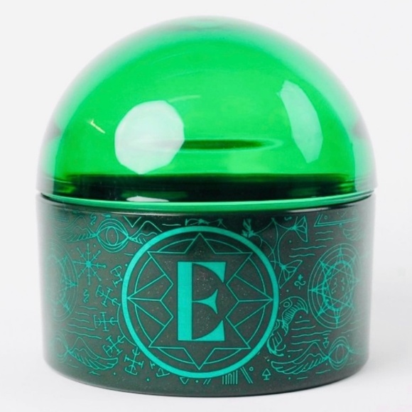 NWT Target Bullseye Playground Wicked Green Elphaba Witch Glass Container - Picture 1 of 5